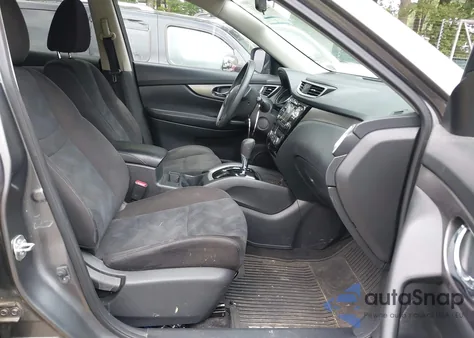 2015 Nissan Rogue Sv из США, поврежденный, VIN KNMAT2MV8FP542024